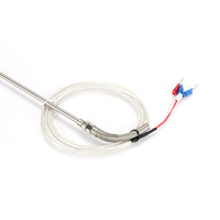 Sensor Suhu Tiga Kawat RTD PT100 PT1000 Probe 50mm 100mm Termometer Industri