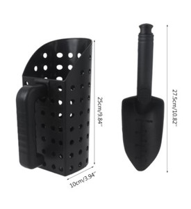 Accesorios de pala y cuchara de arena para detección de <span class=keywords><strong>Metal</strong></span> y caza del tesoro, 2 unidades