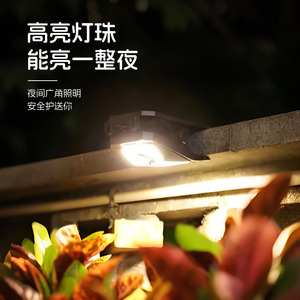 Solar <b>Clip</b> Light Led Rechargeable High Brightness Outdoor Camping Emergency Lighting - Product Image 1