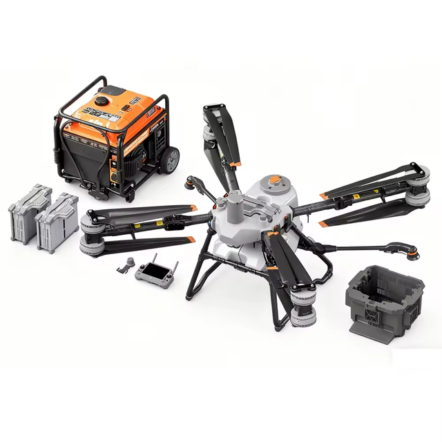 NEW Agras T100 Agriculture drone with D14000iE Generator 3 Batteries C12000 Charger 100 L Spraying Load150 L Spreading Load UAV