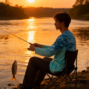 Vêtements de pêche personnalisés à séchage rapide, maillots de pêche, chemises de pêche à protection UV, chemises de pêche imperméables à manches longues - Product Image 6