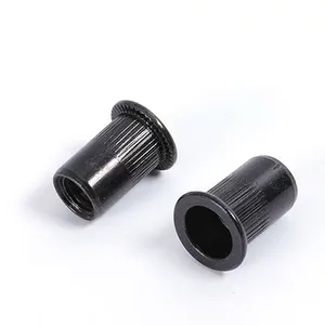 M6 M8 M16 thép carbon nhôm 5056 inox Oxit Đen có khía phẳng đầu tròn không thấm nước hạt đinh tán mù