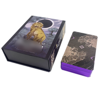 Échantillon gratuit de cartes de tarot en gros d'usine imprimant des cartes de jeu avec boîte