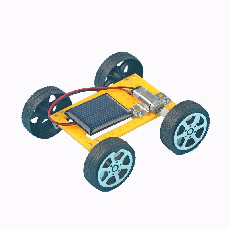 Divertente più piccolo design di energia solare mini giocattolo intelligente auto energia solare Mini giocattolo educativo Gadget regalo per bambini