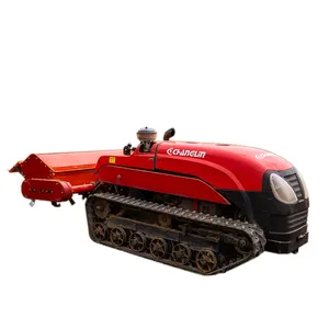 Farm Use Tractor Lawn Mower Diesel Engine Rotary Cultivator Mini Crawler Tractor