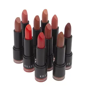 Hot Selling Nude Velvet Lipstick 20 Color Makeup Cosmetics Vendor Waterproof Stick Chemical Lip Makeup