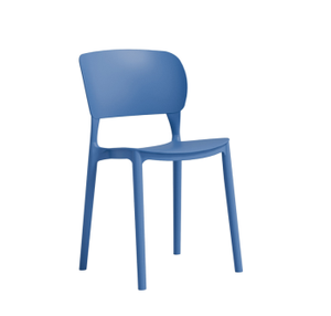 Modern Plastic <b>Dining</b> <b>Chair</b> Minimalist Design <b>Stackable</b> Home Furniture Coral Gray Color Options - Product Image 5
