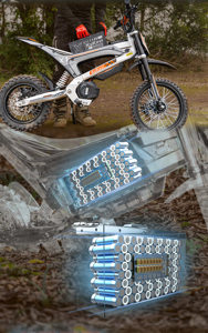 Motocicleta Eléctrica Todoterreno KuKirin X1, Llantas de 14/12 Pulgadas, Frenos Hidráulicos, Pantalla LED, para Turismo y Reparto - Product Image 2