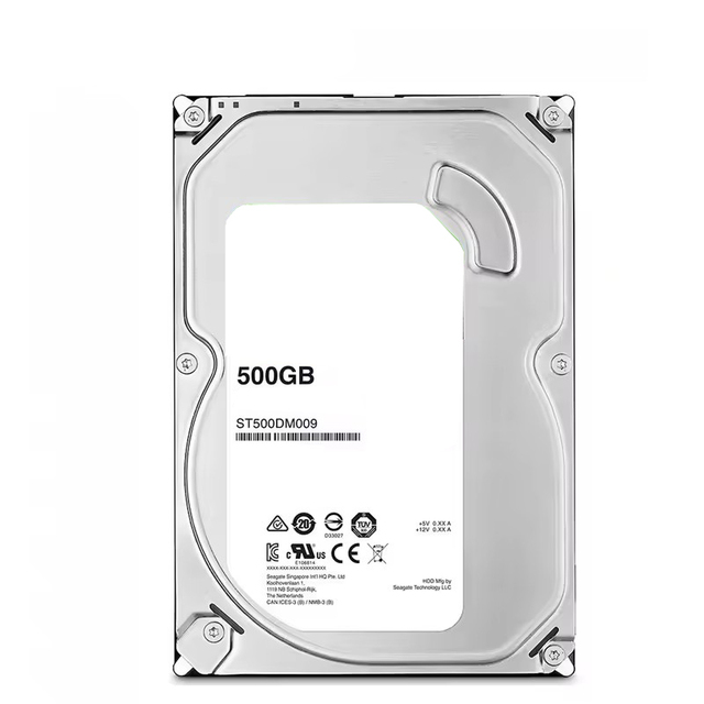 500GB 3.5'' Inch Internal HDD SATA 6Gb/s 7200RPM for Desktop PC CE Certified