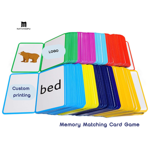 Échantillon <span class=keywords><strong>gratuit</strong></span> de fabricant de jeux de cartes Conception personnalisée Impression de logo Écologique Mémoire pour enfants Jeux de cartes d'impression personnalisés - Product Image 6