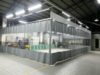 Station de préparation automobile portable au meilleur prix, cabine de peinture mobile avec système d'éclairage LED, cabine de ponçage pour préparation automobile en promotion