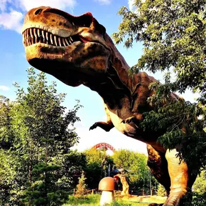 Hoạt hình Trex khổng lồ điện cơ khủng long hoạt hình animatronic khủng long công viên giải trí triển lãm để bán