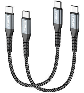 Cable de Datos Retráctil SUNGUY de Nailon Trenzado Tipo-C, 60W 3A, Carga Rápida, Conector de Aleación de Aluminio, Ecológico, Garantía de 3 Años - Product Image 4