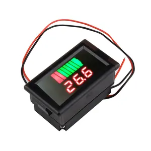 Индикатор уровня заряда автомобильного аккумулятора 12 В 24 в 36 в 48 в измеритель емкости литиевых батарей тестер количества дисплей светодиодный тестер Вольтметр