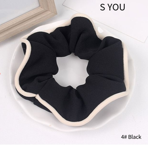 Crème MUJU, cravates vintage françaises, accessoires pour cheveux de femme, chouchous - Product Image 6