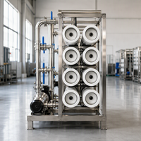 Système de traitement d'eau par osmose inverse industrielle pour la concentration de jus de fruits, usine de traitement d'eau
