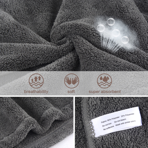 Serviette en microfibre pour cheveux, design léger pour un séchage rapide à domicile, sans frisottis, absorbante, <span class=keywords><strong>turban</strong></span> pour sécher les cheveux - Product Image 3