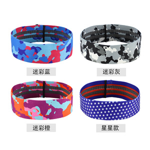Icodiffi Bande de résistance élastique à motifs pour le yoga, pour les fessiers, le fitness, le remodelage corporel et les étirements - Product Image 3