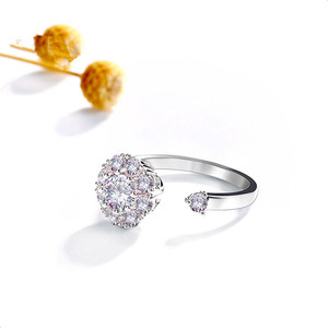 Vendita calda all'ingrosso elegante piastrellato semplice tempo per girare l'anello rotante rotante regolabile, per adulti, regalo - Product Image 5