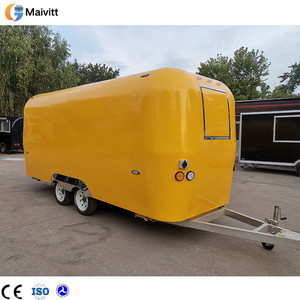 Camión de comida móvil totalmente equipado con carrito de café, carrito de helados y dulces, caravana móvil con cocina completa para patatas fritas para perros calientes - Product Image 2