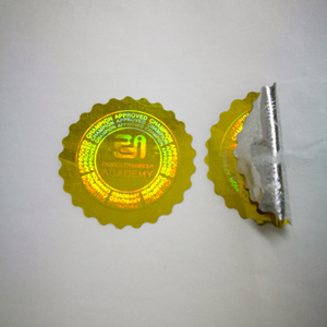 Etiqueta Holográfica Personalizada Anti-Falsificação com Tinta <span class=keywords><strong>UV</strong></span> para Produtos de Luxo Marca Privada - Product Image 3