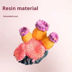 Hars Mini Kunstmatige Koraal Zeester Visbak Landschapsarchitectuur Decoratie Landschap Onderwater Waterplanten <span class=keywords><strong>Aquarium</strong></span> - Product Image 2