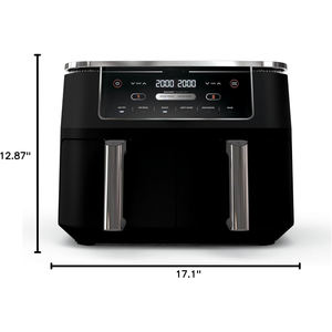 Freidora de Aire Grande con Pantalla LED, Freidora de Aire Doble, Fácil de Limpiar, Freidora de Aire Eléctrica de Alta Calidad de 1700w - Product Image 5