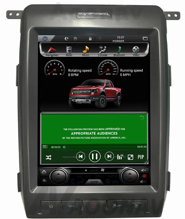 Auto 13 pollici Android Touch Screen GPS Radio navigazione GPS per FORD F150 2015-2019 supporto lettore DVD carplay