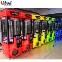 Machine à attraper les poupées LiFang personnalisée, commerciale, à monnayeur, pour centre commercial, avec grue à griffes pour jouets en peluche colorés
