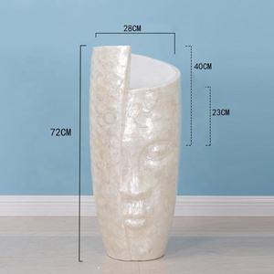 Personalizzato Nordic <span class=keywords><strong>Vaso</strong></span> di Decorazione Umani <span class=keywords><strong>Faccia</strong></span> In Fibra di vetro <span class=keywords><strong>Vaso</strong></span> per Mobili Per La Casa - Product Image 4