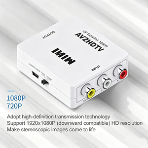 Convertidor RCA <span class=keywords><strong>a</strong></span> <span class=keywords><strong>HDMI</strong></span> 1080P, <span class=keywords><strong>Adaptador</strong></span> de Video y Audio RCA Compuesto CVBS AV <span class=keywords><strong>a</strong></span> <span class=keywords><strong>HDMI</strong></span>, Compatible con <span class=keywords><strong>Cable</strong></span> de Alimentación USB - Product Image 2
