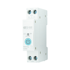 Kinee thông minh MCB chuyển đổi nhà 63A Wifi ngắt mạch không dây điều khiển từ xa mini 2P RCBO 25A 10kA Din Rail PA66 Đồng 10kA li - Product Image 3