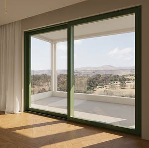 Porte coulissante de <span class=keywords><strong>balcon</strong></span> en alliage d'aluminium robuste, insonorisée, isolante thermique, cloison en verre pour salon, porte coulissante, joint de fenêtre - Product Image 1