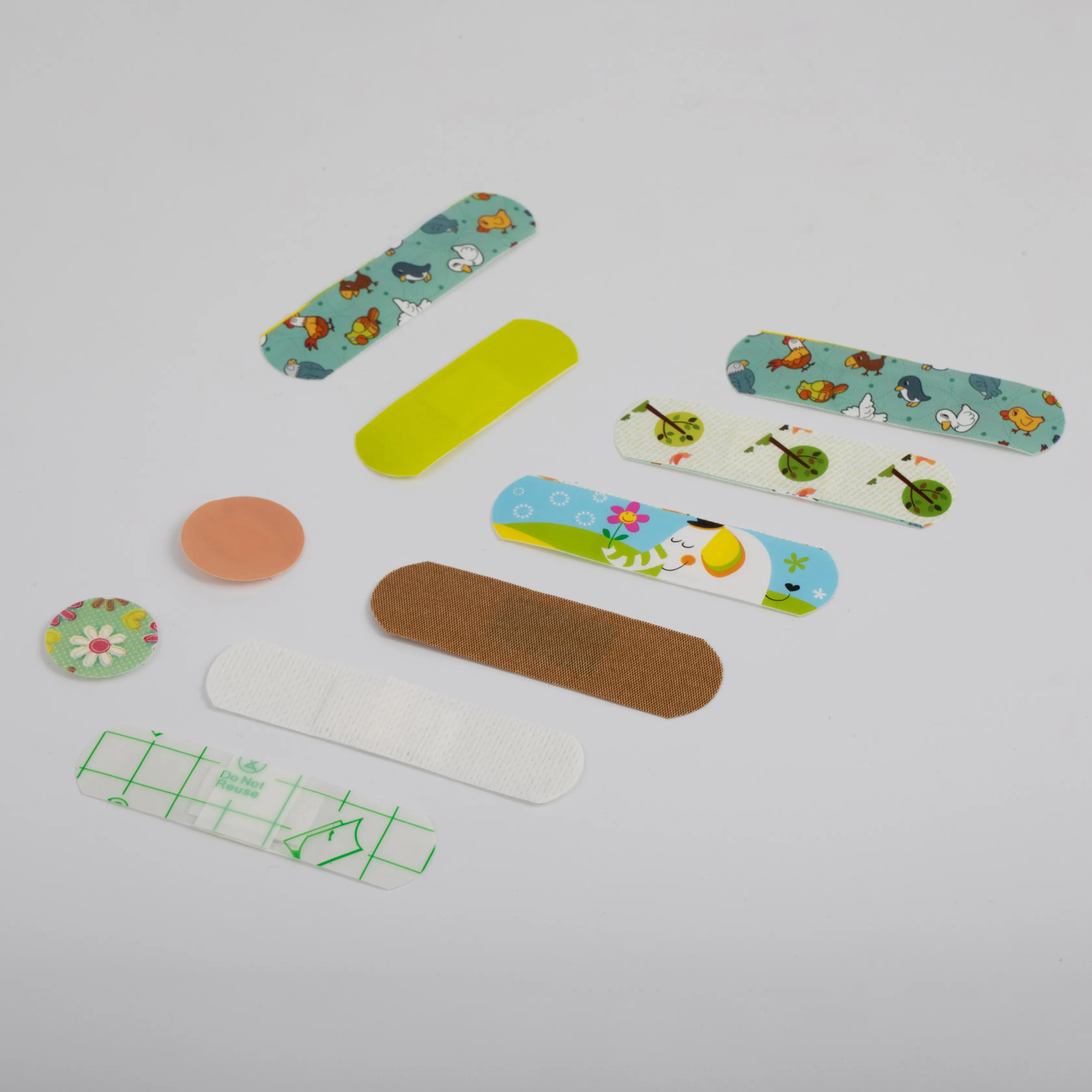 Kunden spezifisches Pflaster Medical Cute Color Adhesive Bandage Band Aid