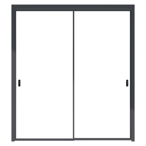 <span class=keywords><strong>Porte</strong></span> coulissante intérieure en verre à cadre mince <span class=keywords><strong>Porte</strong></span> coulissante en aluminium insonorisée et thermo-isolante - Product Image 4