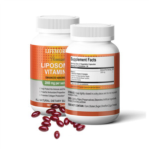 Lifeworth Health Care Supplement <strong>Vitamin</strong> <strong>c</strong> Liposomal <strong>Liquid</strong> Drops - Product Image 4