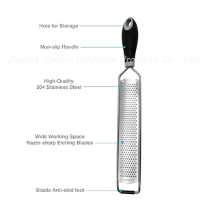 Professional Stainless Steel Metal Citrus Zester Chocolate <strong>Grater</strong> <strong>for</strong> Parmesan Cheese Ginger Garlic <strong>Nutmeg</strong> Chocolate Lemon - Product Image 2