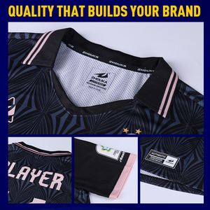 Camiseta de Fútbol Retro de Sublimación Personalizada, Uniforme de Equipo Transpirable de Poliéster de Alta Calidad para Hombre - Product Image 3