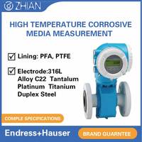Capteur de température élevée E+H Proline Promag P 300 5P3B2H, transmetteur HART 4-20mA, débitmètre massique Coriolis DN200 200mm OEM
