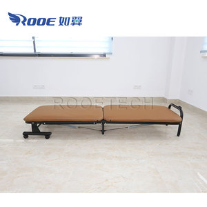 Lit de chaise inclinable d'<span class=keywords><strong>escorte</strong></span> d'hôpital d'accompagnement médical de cadre en acier enduit de charpie ou de cuir - Product Image 3