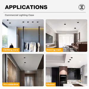 Nouveauté, projecteur en aluminium ultra fin intégré 100V 265V 5W Cob, intérieur, maison, chambre à coucher, salon, cave à vin, <span class=keywords><strong>spot</strong></span> à LED - Product Image 4