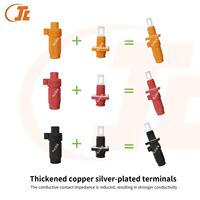 Conector Recto Macho/Hembra de 1500V para Batería de Litio, Conectores de Energía Solar para Gabinete de Almacenamiento de Energía, IP67 Impermeable
