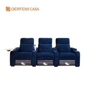 Moderner Massivholz-Stoff-Kinosessel mit elektrischer Liegefunktion und verstellbarer Höhe für Wohnzimmer und Hotelgebrauch - Product Image 6