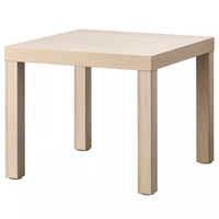 Table de chevet en bois moderne Petite table basse Table carrée adaptée au salon et à la chambre à coucher