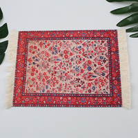 Tapis de souris en tissu tissé turc avec motif tapis, design chauffant, taille et couleur personnalisables, en stock