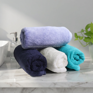 Serviettes de toilette en coton premium 600 GSM, luxe hôtelier, spa, salle de bain, pour usage commercial, hôtellerie et chambres d'hôtes. - Product Image 6