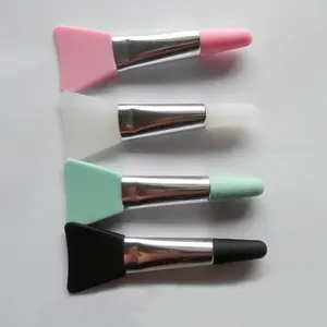 9cm silicone skin care cosmetic beauty makeup brush, DIY facial mask brush tool, facial cleaning makeup brush