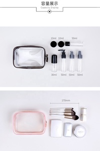 <b>Small</b> Size Portable Clear PVC Bag With Zipper Accept Custom Logo For Promotional Travel Makeup Pouch B-3979 - Product Image 6