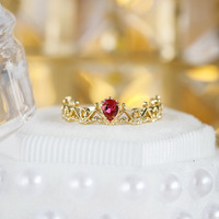 Twinko – bagues en pierre naturelle pour femmes, plaqué or 14 carats, serti en forme de goutte d'eau, bijoux fins de luxe légers pour usage quotidien, cadeau