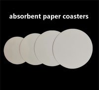 Papier absorbant blanc pur de 1,5 mm, taille personnalisée disponible pour sous-verres, désodorisants de voiture, bandes de parfum, cartes imprimées